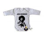 body nenê criança roupa bebê manga longa Jimi Hendrix Woodstock body nenê criança roupa bebê manga longa Jimi Hendrix Woodstock
