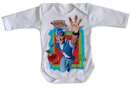 body nenê criança roupa bebê manga longa Lazy Town Sportacus
