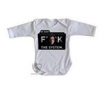 body nenê criança roupa bebê manga longa Mr. Robot