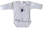 body nenê criança roupa bebê manga longa Neurônio Humano