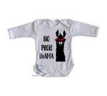 body nenê criança roupa bebê manga longa No Problhama