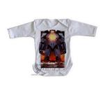 body nenê criança roupa bebê manga longa Pacific Rim Circulo de Fogo body nenê criança roupa bebê manga longa Pacific Rim Circulo de Fogo