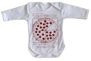 body nenê criança roupa bebê manga longa Peter Parker Pizza