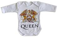 body nenê criança roupa bebê manga longa Queen Color