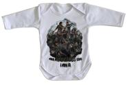 body nenê criança roupa bebê manga longa The Walking Dead Misericórdia body nenê criança roupa bebê manga longa The Walking Dead Misericórdia