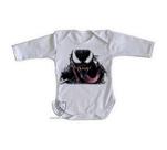 body nenê criança roupa bebê manga longa Venom Aranha