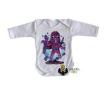 body nenê criança roupa bebê manga longa X Men Mini Magneto