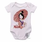 body nenê criança roupa bebê Mulan sombrinha body nenê criança roupa bebê Mulan sombrinha