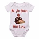 body nenê criança roupa bebê Pizza Not all heroes