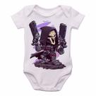 body nenê criança roupa bebê Reaper Overwatch