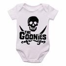 body nenê criança roupa bebê The Goonies Caveira