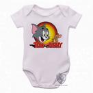 body nenê criança roupa bebê Tom & Jerry amarelo