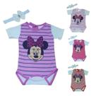 Body Para Bebê Com Estampa da Minnie Bory Escolha A Cor Mesversário REF S205 Body Para Bebê Com Estampa da Minnie Bory Escolha A Cor Mesversário REF S205