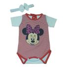 Body Para Bebê Com Estampa da Minnie Bory Vermelho Mesversário REF S205E Body Para Bebê Com Estampa da Minnie Bory Vermelho Mesversário REF S205E