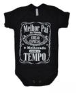 Body para bebe com frase melhor pai do mundo edição especial e melhorando com o tempo, tamanho p.