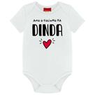 Body para Bebê Unissex Frases Divertidas Manga Curta em Cotton Branco Kyly