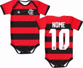 Body para Bebês Time Flamengo Personalizado Lincenciado Oficial original bori bore bory futebol Body para Bebês Time Flamengo Personalizado Lincenciado Oficial original bori bore bory futebol