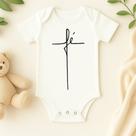 Body Personalizado Bebê Fé
