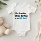 Body Personalizado Bebê Pai, Filho, Espírito Santo e eu Papai