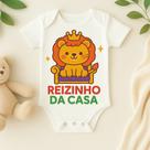 Body Personalizado Bebê Reizinho da Casa Body Personalizado Bebê Reizinho da Casa