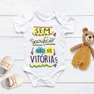Body Personalizado Bebê Sem Sacrifício Não Há Vitória Body Personalizado Bebê Sem Sacrifício Não Há Vitória