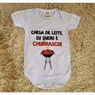 Body Personalizado Para Bebe Chega De Leite Eu Quero É Churrasco Body Bebe