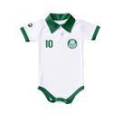 Body Polo Bebê Palmeiras com Proteção UV Torcida Baby