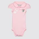 Body Polo Fluminense Infantil Rosa