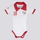 Body Polo São Paulo Branco e Vermelho Body Polo São Paulo Branco e Vermelho
