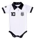 Body Ponte Preta Bebe Recem Nascido Branco Ou Rosa Oficial - Branco - M (3-6 meses)