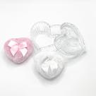 Body Powder Puff and Recipiente WHSLILR Glass Heart Design Body Powder Puff and Recipiente WHSLILR Glass Heart Design