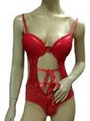 Body Preto Decotado Calcinha Fio Dental Sexy Dornelas 527