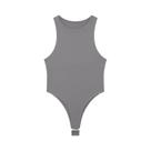 Body Preto e Branco Sem Mangas - Lingerie Sexy para Mulheres - Elastano