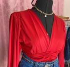 Body princesa cor vermelha feminino