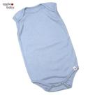 Body regata azul hortência - basic apple baby