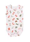 Body Regata Bebê Estampas Exclusivas Tam P ao GG 100% algodão