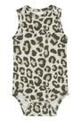 Body Regata Bebê Suedine Estampa de Oncinha - UP BABY