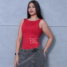 Body Regata Costa Nua Gola Redonda Feminino