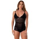 Body Rendado Feminino Decotado Costa Nua Lingerie Moda Íntima Transparente Sensual Sexy Uma Alça