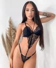 Body Rendado Sensual Ana