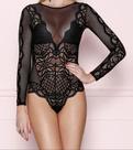 Body sem bojo com manga longa - preto - seduce-me