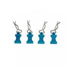 Body Shell Clips, pino tipo R com suporte de alumínio para carros RC Body Shell Clips, pino tipo R com suporte de alumínio para carros RC