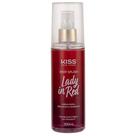 Body Splash Lady in Red Kiss New York Perfume Corporal