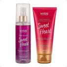 Body Splash + Loção Hidratante Kiss New York Sweet Heart