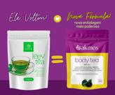 Body Tea Akmos Chá Laxativo novo leev tea