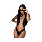Body Transparente Sexy Sem Mangas Para Mulheres, Lingerie Com Decote, Top Corset, Moda De Verão