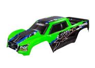 Body Traxxas X-Maxx Suportes Pré-Cortados Caçamba Verde