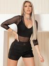 Body Tule Strass Sexy Pit Bull Jeans 64613
