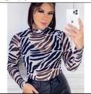 Body tule zebra manga