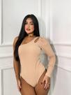 Body Um Ombro Manga Longa Princesa